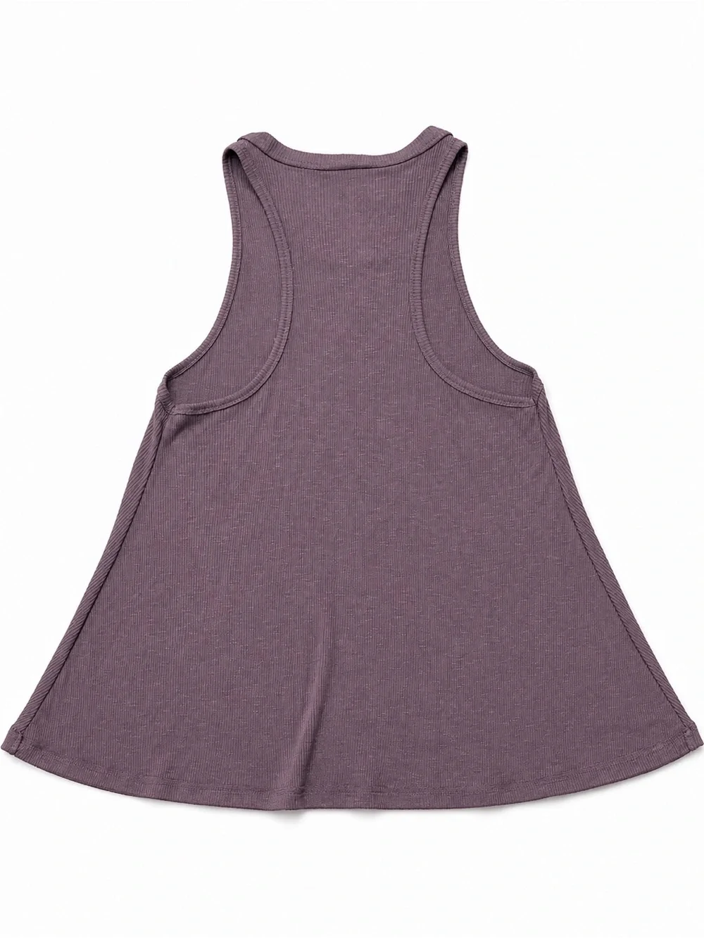 Free People Ribbed Swing Tank Top Dusty Mauve Racerback Size Small